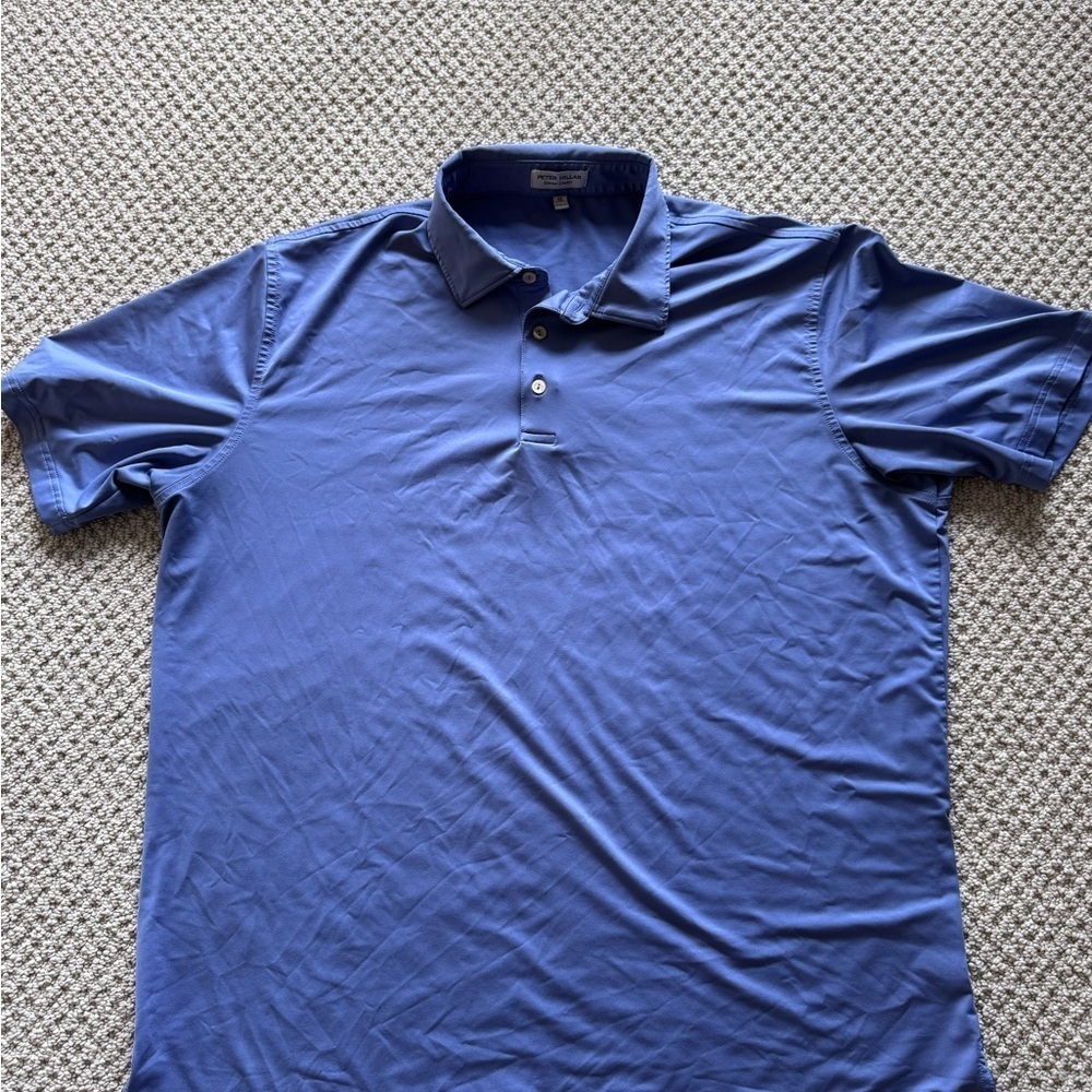 Peter Millar Summer Comfort Classic Blue Polo Shirt